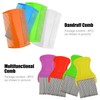 Random Color 4 Pcs Hair Comb Including 2 Pieces Hair