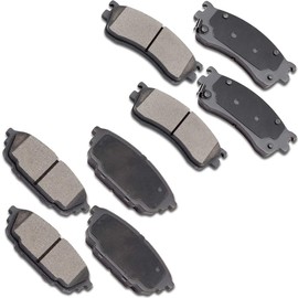 Ceramic Brakes Pads,OCPTY Quick Stop Front Rear Brake Pad fit for 2001-2003 for Mazda Protege,2002-2003 for Mazda Protege5