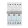 Dual Power Manual Transfer Switch DIN Rail Mount 3P Interlock