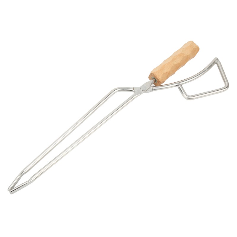 Fire Pit Tongs Heavy Duty Stainless Steel Lengthen Widen Thicken