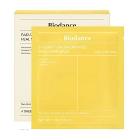 BIODANCE - Radiant Vita Niacinamide Real Deep Mask 34g x 4 Mask/Box