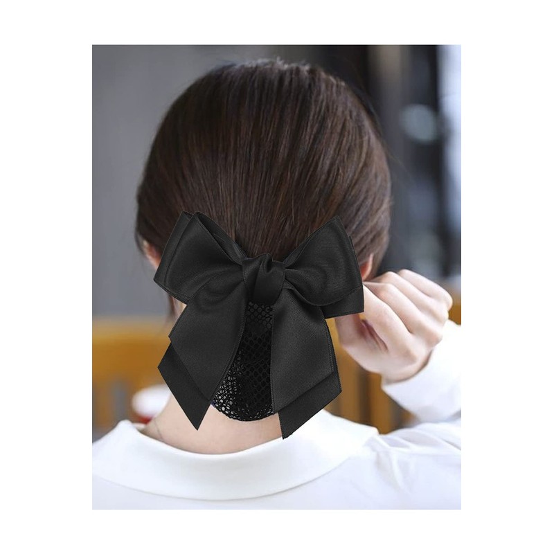 YFFSFDC Chignon Net Barrette with Net, Bun Net, Hair Net,
