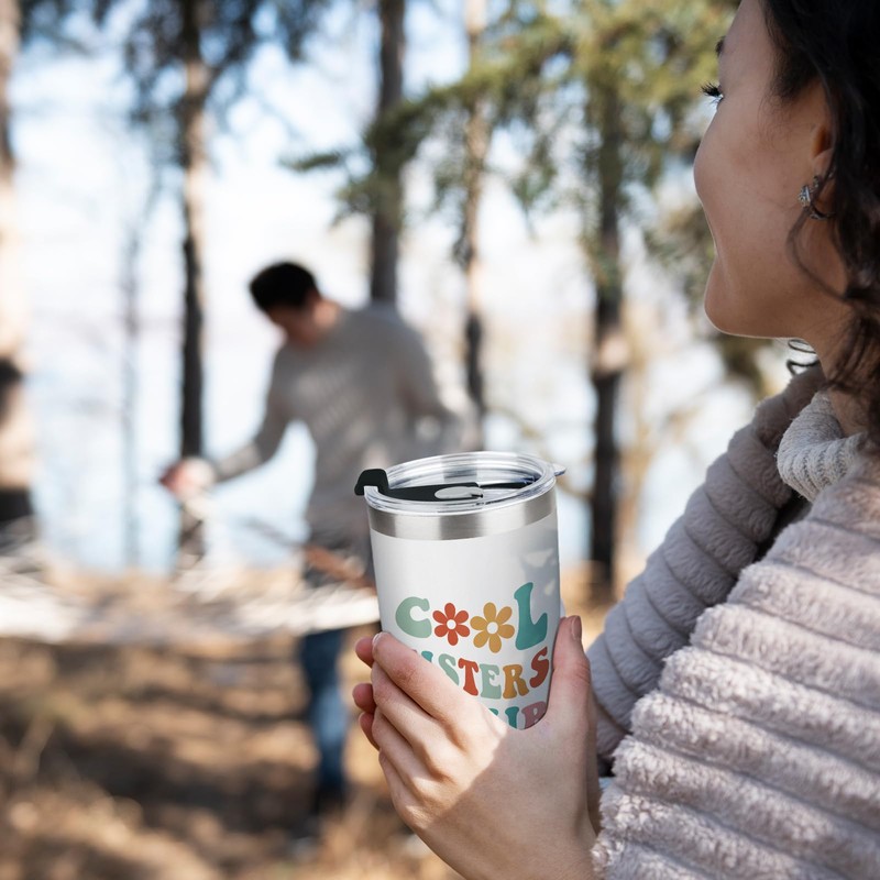 Aurahouse Sister Gifts Tumbler 20 Oz, Sister Birthday Gifts from