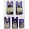 HEAVY DUTY CHROMED PLATED STEEL LOCK WITH 3 KEYS