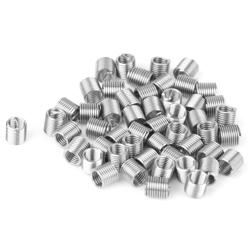 Chazcool 50pcs M3 Threaded Insert, Thread Repair Kit M3 x