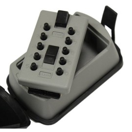 Wall Mounted Outdoor Key Box with Waterproof Cover and Combination Lock