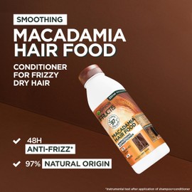 Garnier Fructis, Conditioner, Detangling And Smoothing, Hair Food Macadamia, 350ml