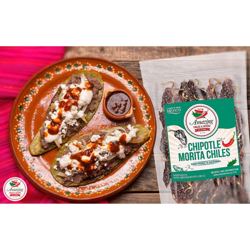 Dried Chipotle Morita Chile Peppers 16 oz – Robust Smokey