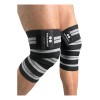 Vendas Para Rodilla Gym Crossfit Soporte Protección Premium Gris Oscuro