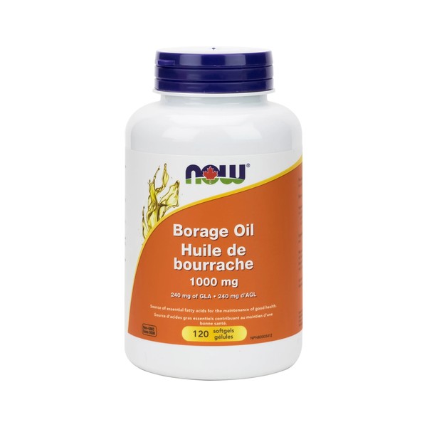 NOW Foods Borage Oil 1000 mg 120 Capsules