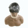 Pixie Cut Wig Short Curly for Black Women - Mixed