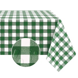 Romanstile - Mantel cuadrado de vinilo PVC, 100% impermeable, mantel de plástico a cuadros, a prueba de aceite, resistente y lavable, para cenar, camping, picnic, al aire última intervensión, 60 x 60