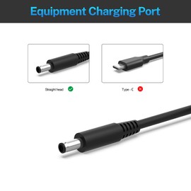 UL Listed 65W AC Charger Fit for Dell Latitude 3400 3500 14 15 Laptop Power Supply Adapter Cord