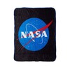 Hot Topic NASA Logo Throw Blanket Multi None