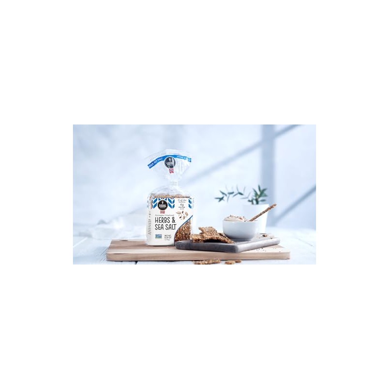 Sigdal Bakeri Herbs & Sea Salt Norwegian Wholegrain Crispbread |