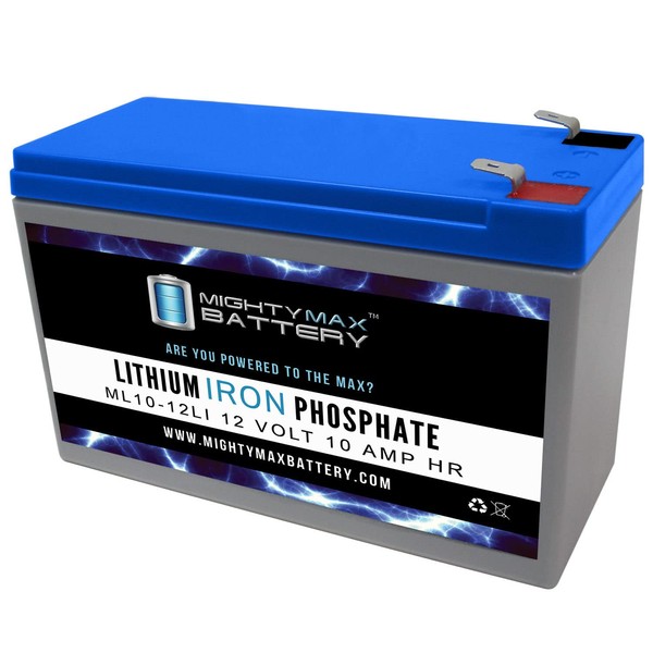Mighty Max Battery 12V 10AH Lithium Replacement Battery for Liebert