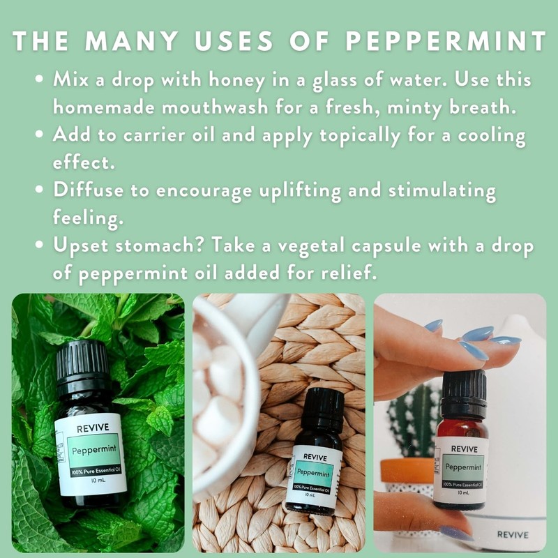 Peppermint Essential Oil 30mL by Revive Essential Oils - 100%