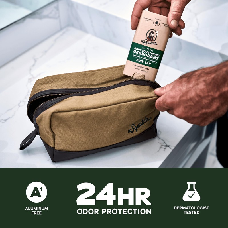Dr. Squatch Natural Deodorant for Men - Odor-Squatching Aluminum Free