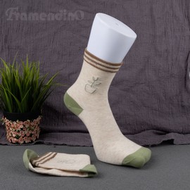 Framendino, White Left Mannequin Display Stand Foot for Jewelry Ankle Chain Shoes Socks