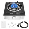 Single Burner Propane Stove 15000 BTU, Portable Gas Propane Stove