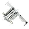 HDBUBALUS Motorcycle Chrome Tappet/Lifter Block Accent Cover Fit for Harley
