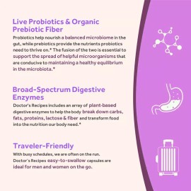 Bcuelov Probiotics 120 Billion CFU Capsules - Digestion Health And Intestinal Support