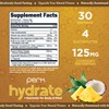 Perk Hydrate Pina Colada Flavored Electrolyte Drink Mix Powder (30