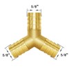 Joywayus 5/8" Hose Barb Y Shaped 3 Way Union Fitting