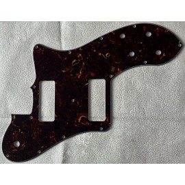 Unbranded For Fender 72 Telecaster Deluxe Re-Issue P90 Guitar Pickguard Brown Tortoise