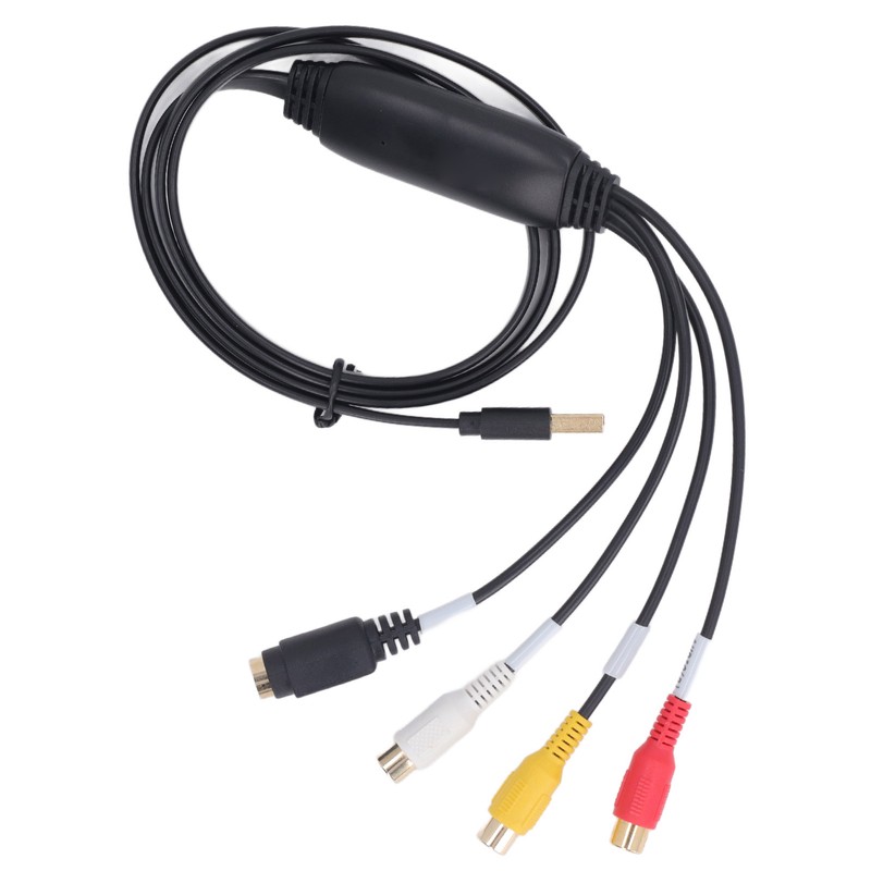 Video Capture Card USB to RCA S Video Converter Adapter