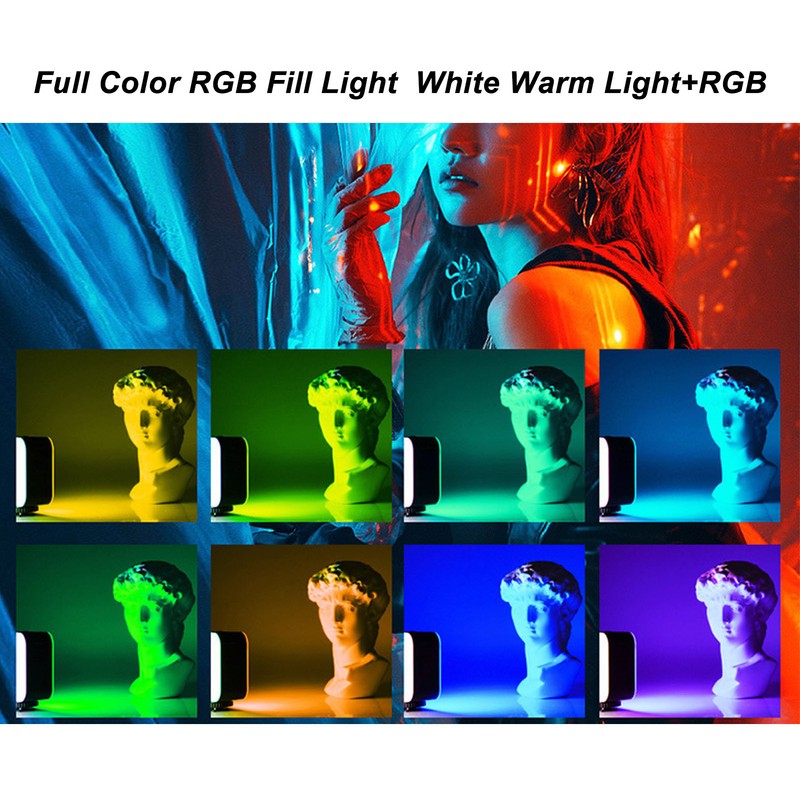 Mini LED Video Light Bright Uniform Lighting RGB LED Camera