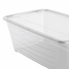 Life Story 6 Qt Rectangular Clear Plastic Protective Storage Shoe