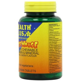 Health Plus Supermouse - Orange and Lemon Flavour Children's Chewable Multivitamin Supplement - 90 Tablets