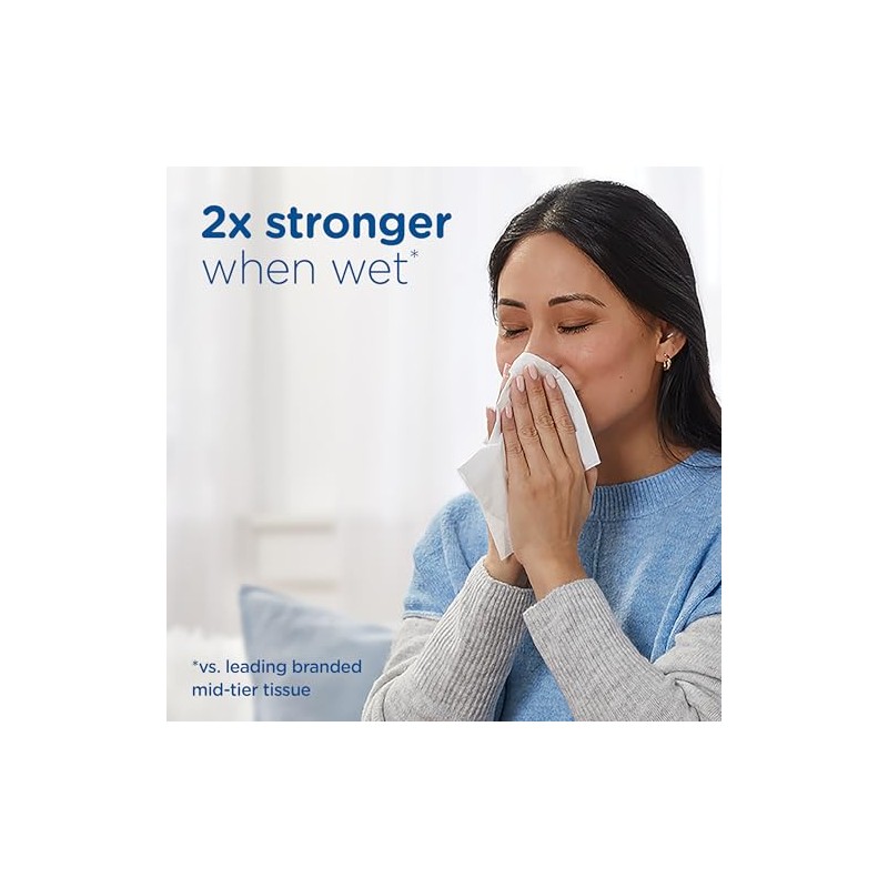 Puffs Puffs Ultra Soft Non-Lotion Facial Tissue, 8 Family Boxes,