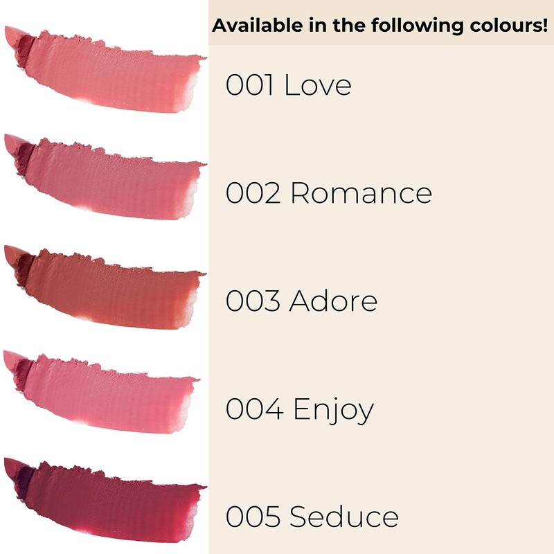 Gosh Luxury Rose Lipstick with Light Shimmer, Intense Pink Tones