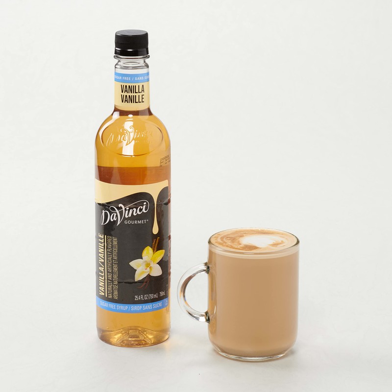 DaVinci Gourmet Sugar-Free Vanilla Syrup, 25.4 Fluid Ounces (Pack of