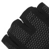 OTOTEC M Unisex Black Half Four Finger Gloves for Workout