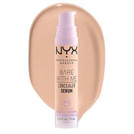 NYX Professional Makeup, Bare With Me Concealer Serum Natural Finish Medium Coverage Serum Vanilla, 9.6 ml