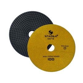 Stadea PPW116X 4" Diamond Granite Polishing Pads Set For Granite Quartz Stones Polish