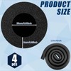 Pangda 4 Pcs 6 ft 1 Inch ID Foam Pipe
