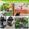 Zindoo 9 Sheet Spring Summer Birds Window Clings, 38Pcs Double