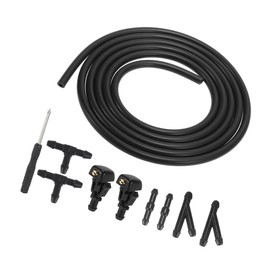 PARSKILO Front Windshield Washer Nozzles Kit for Ford F-150 2.2 Meters Windshield Washer Hose with 6pcs Connectors Replaces 3W7Z17603AA Benefit