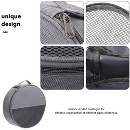 Toddmomy Camping Tableware Organizer, Outdoor Hiking Plates Dishes Bowl Pot Storage Bag Waterproof Cooking Utensils Organizer Large Carrier Bag for Outdoor Camping