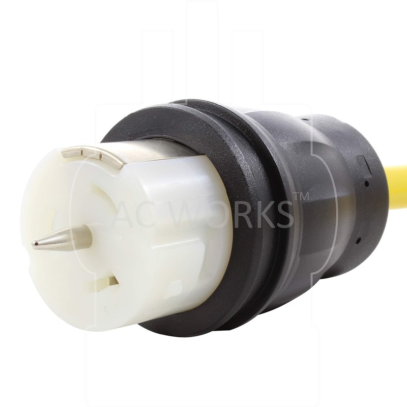 AC WORKS Generator to Transfer Switch 50Amp Inlet Box Adapter