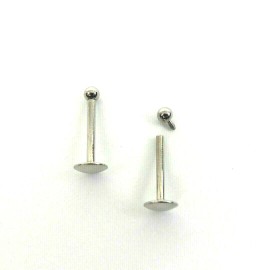 Unbranded 16g 3/8" Surgical Steel Ball Labret Internally Threaded Monroe Lip Ear Tragus
