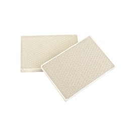 QWORK Premium Honeycomb Ceramic Soldering Boards (Set of 2) - Essential Tools for Jewelry Making, Melting, and Casting Gold - Fireproof Welding Blocks for Soldering and Crafting Perfection