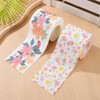Floral Toilet Paper Novelty Bathroom Tissue Flower Pattern Toilet Tissues,