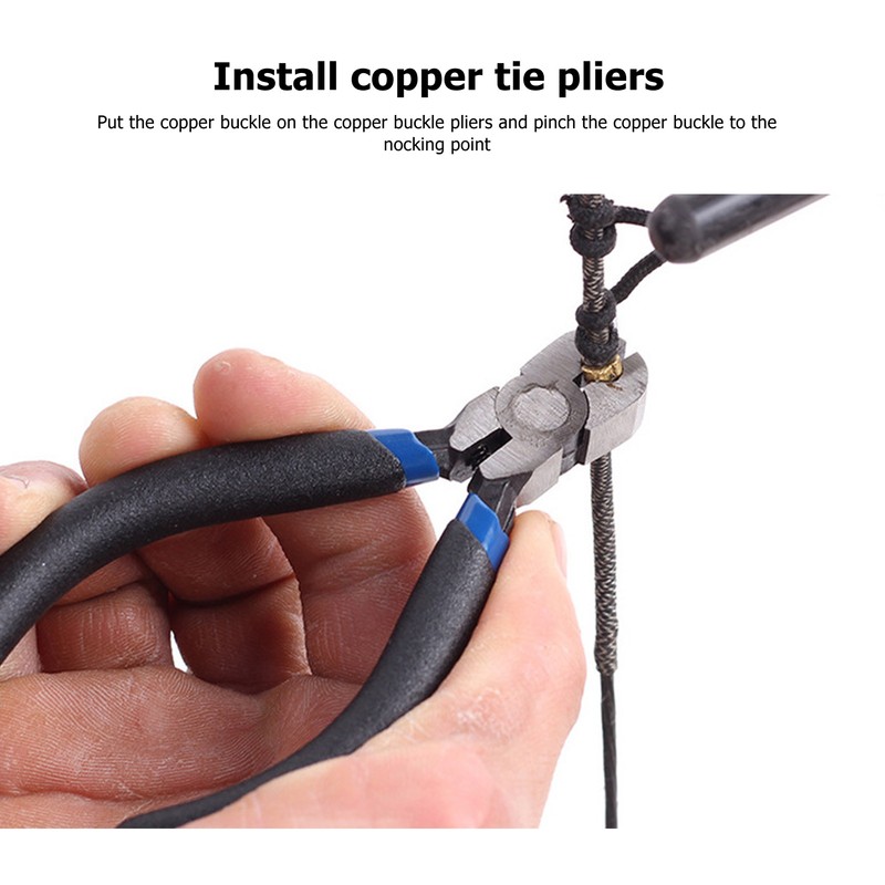 Bow String Nocking Points Pliers Set T Ruler Nocking Buckle