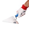 Mivos Stainless Steel Triangular Trowel Berlin Shape 180 mm -