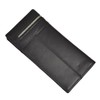 Le'aokuu Mens Genuine Leather Organizer Checkbook Card Case Bifold Wallet